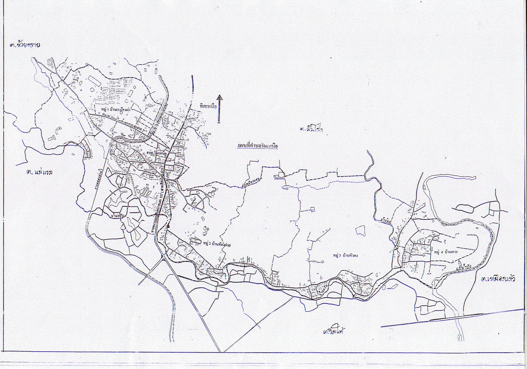 แผนที่เทศบาลตำบลริมเหนือ
